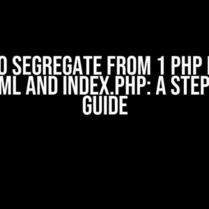 How to Segregate from 1 PHP File to index.html and index.php: A Step-by-Step Guide