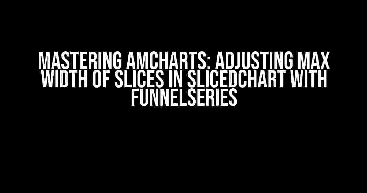 Mastering Amcharts: Adjusting Max Width of Slices in SlicedChart with FunnelSeries